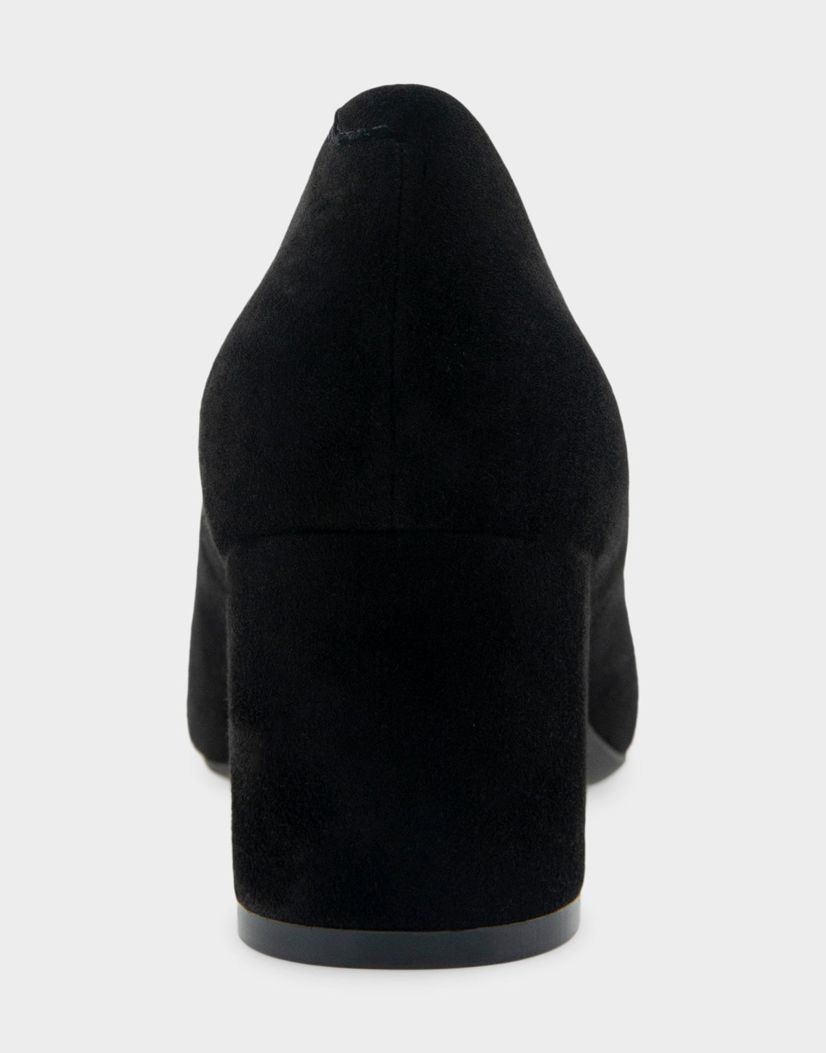 Aerosoles Ebel Black Genuine Suede Mid Heel Pump