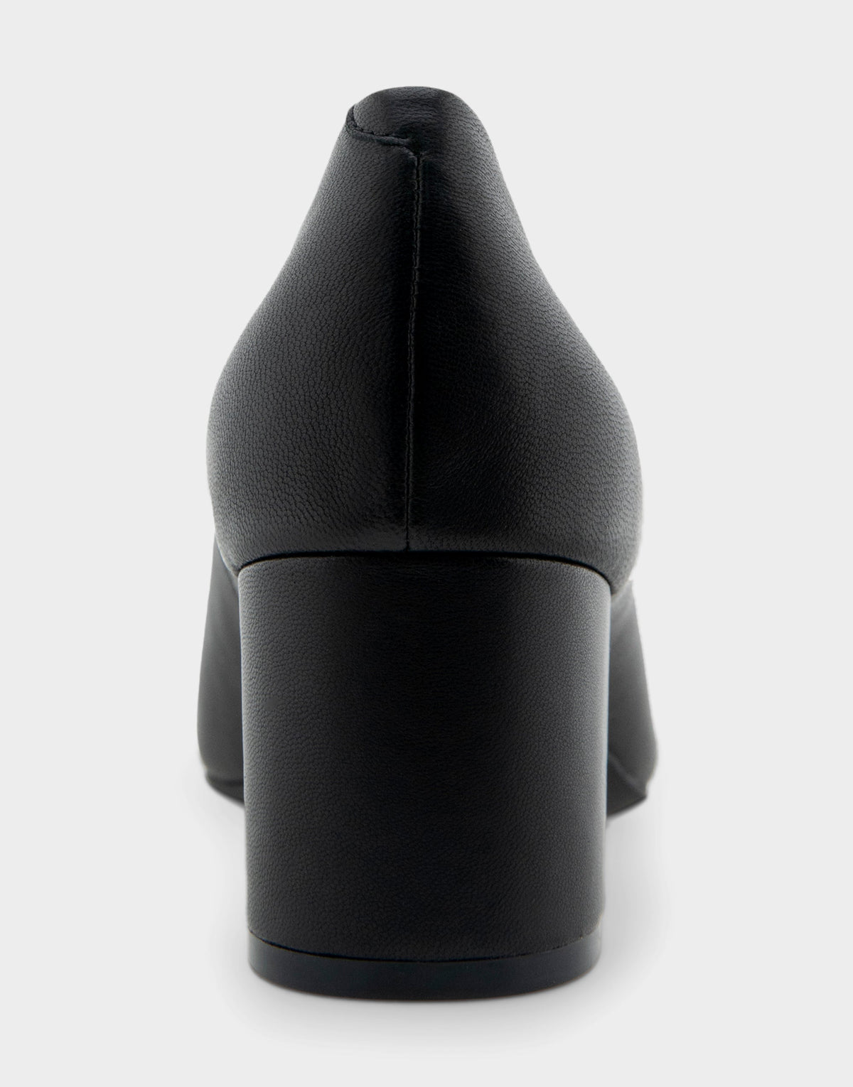 Aerosoles Ebel Black Genuine Leather Mid Heel Pump