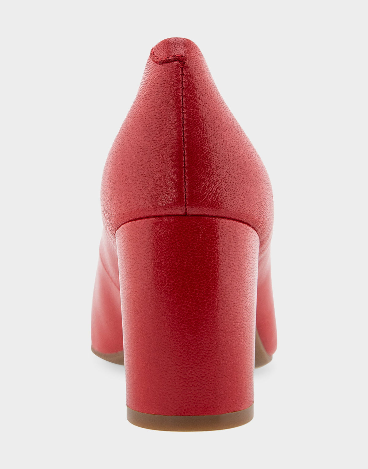 Aerosoles Betsy Racing Red Leather Mid Heel Pump