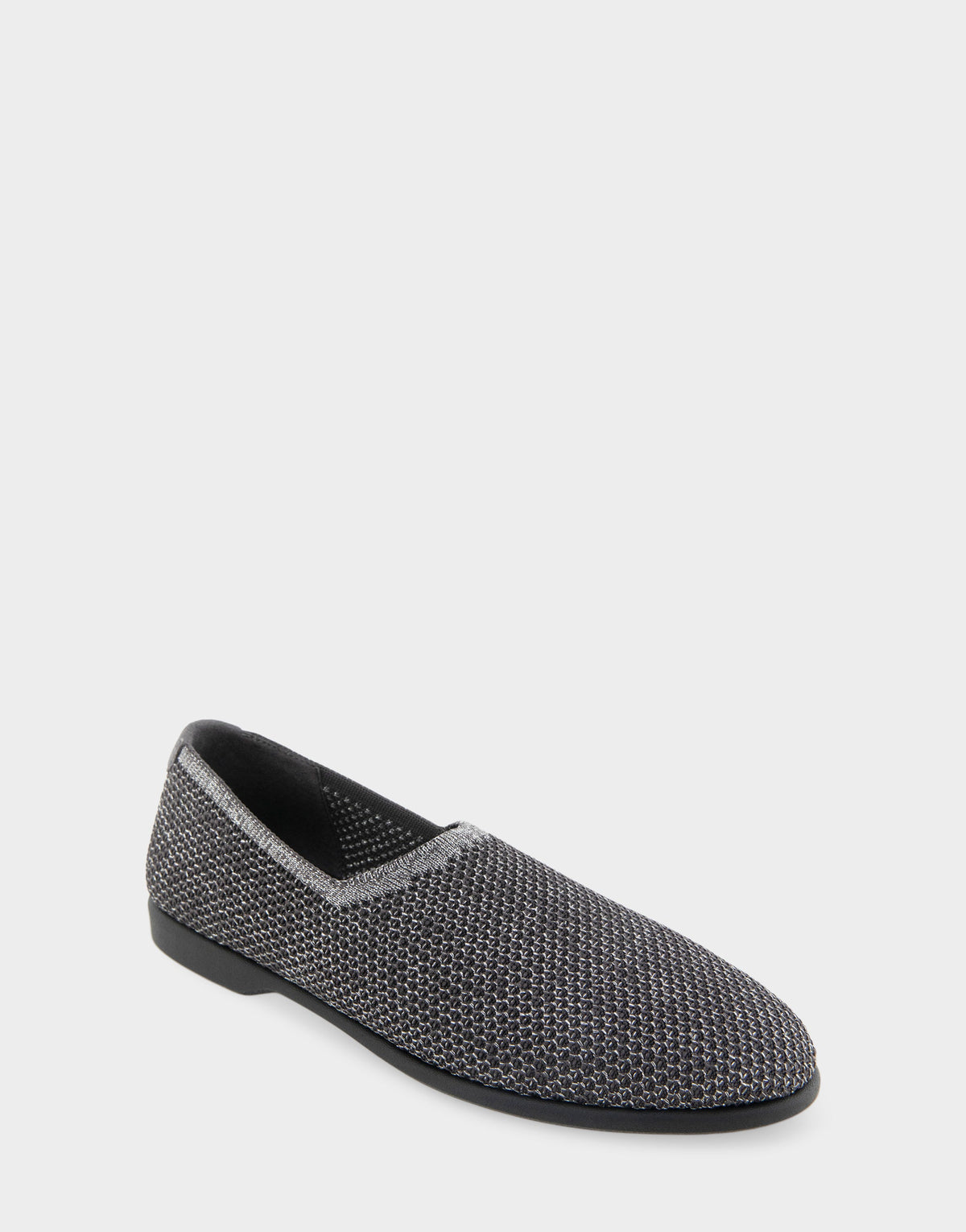 Aerosoles Women's Loafer in Gunmetal Metallic Knit