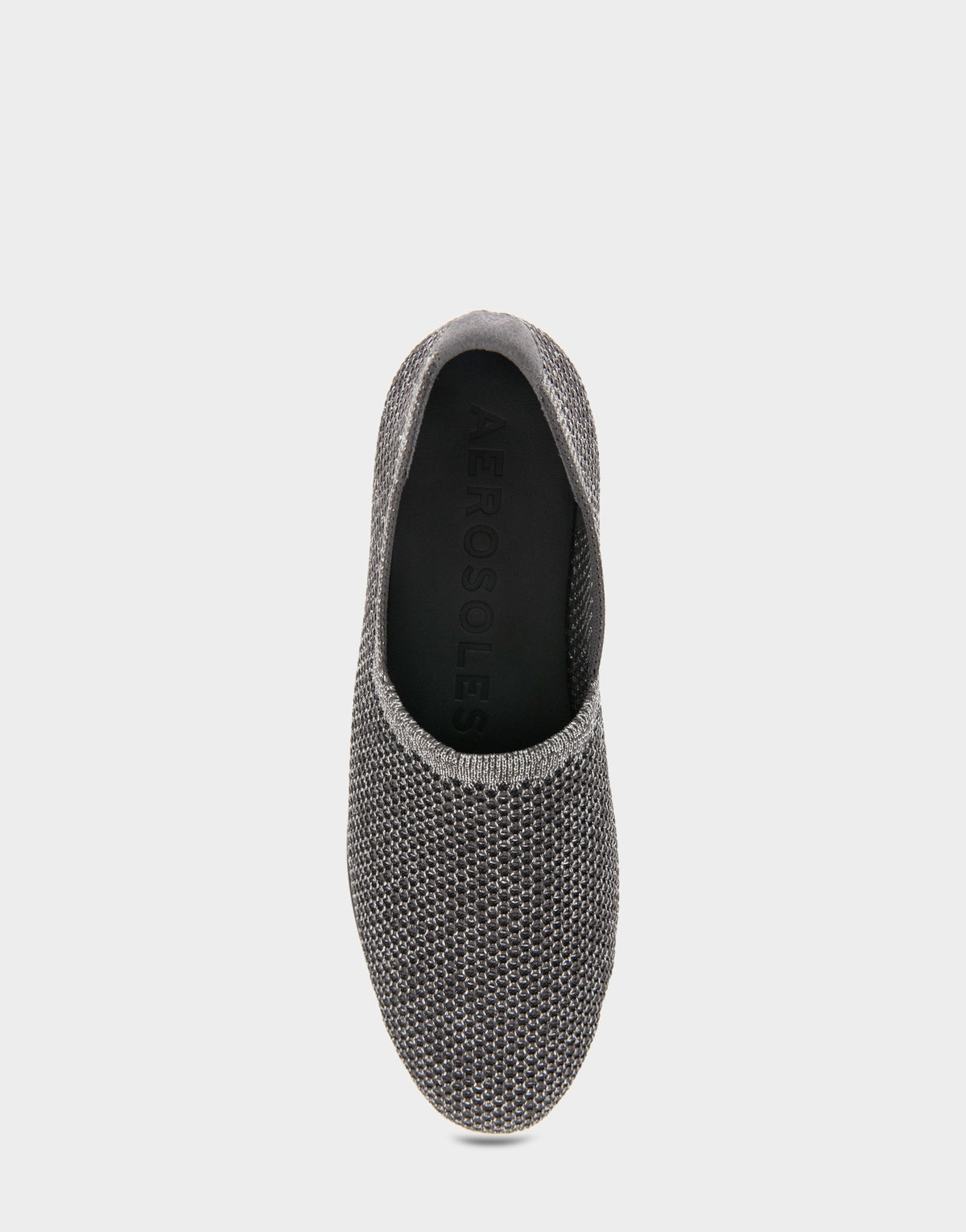 Aerosoles Women's Loafer in Gunmetal Metallic Knit