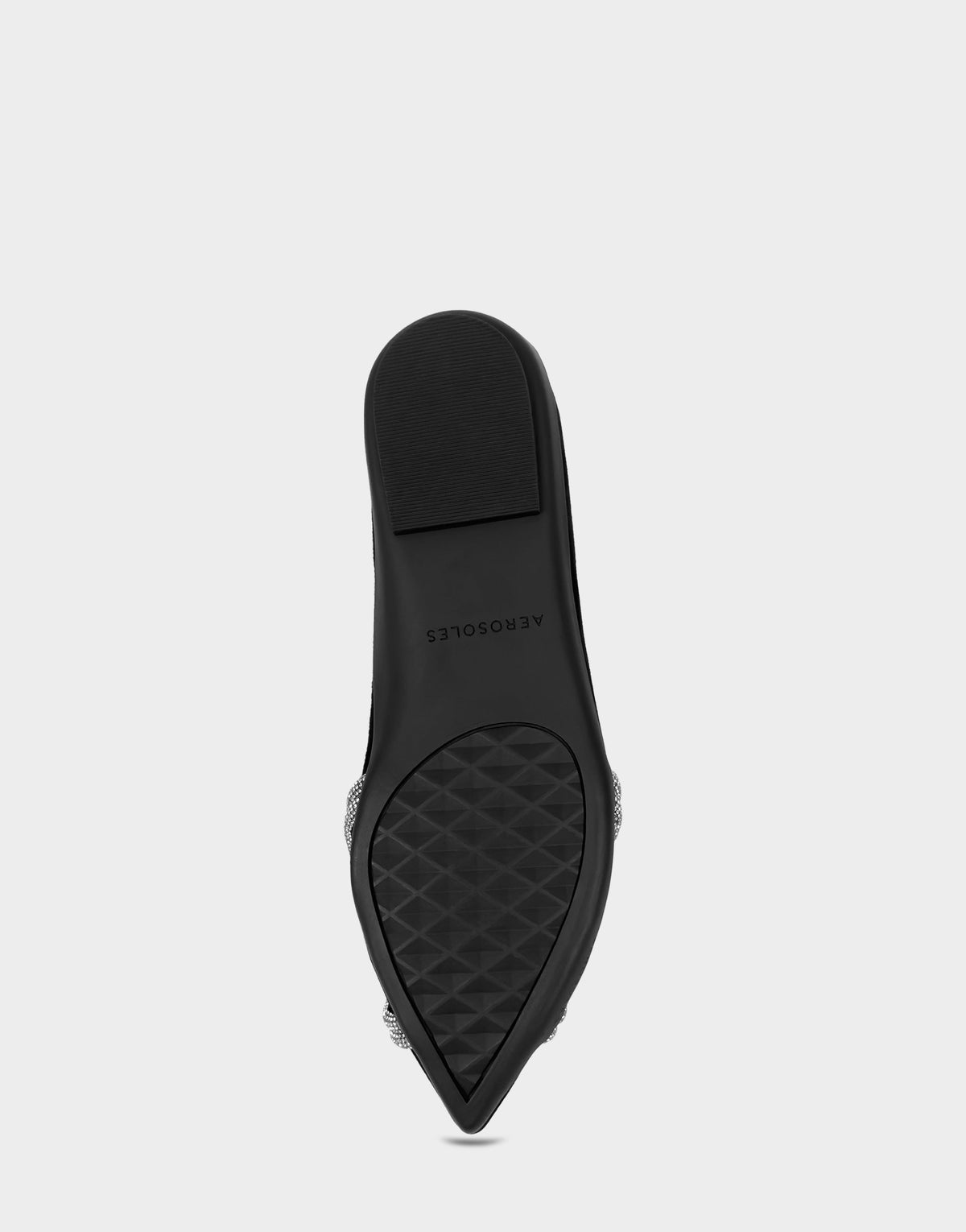 Aerosoles Women's Dress Flat in Black Suede