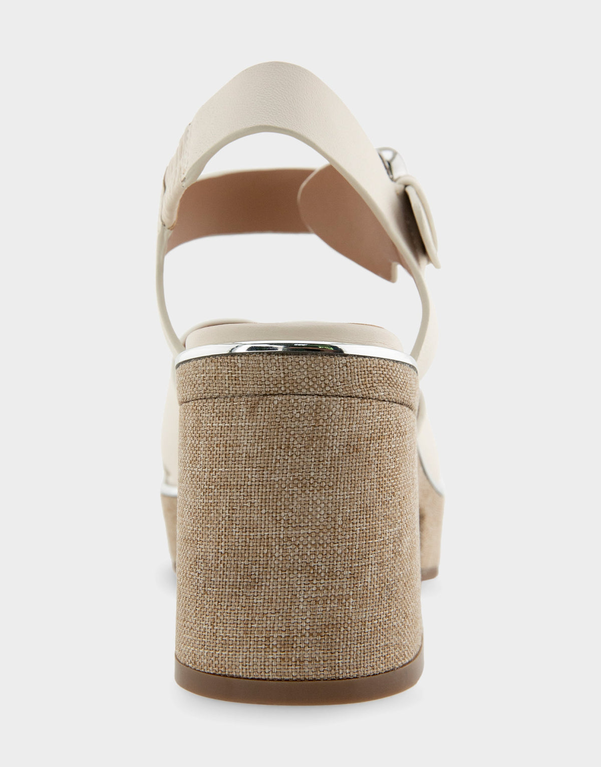 Aerosoles Comfortable Women's Platform Sandals in Eggnog Leather