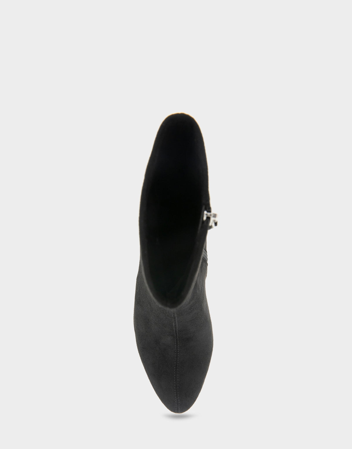 Aerosoles Comfortable Women's Mid Block Heel Bootie In Black Faux Suede
