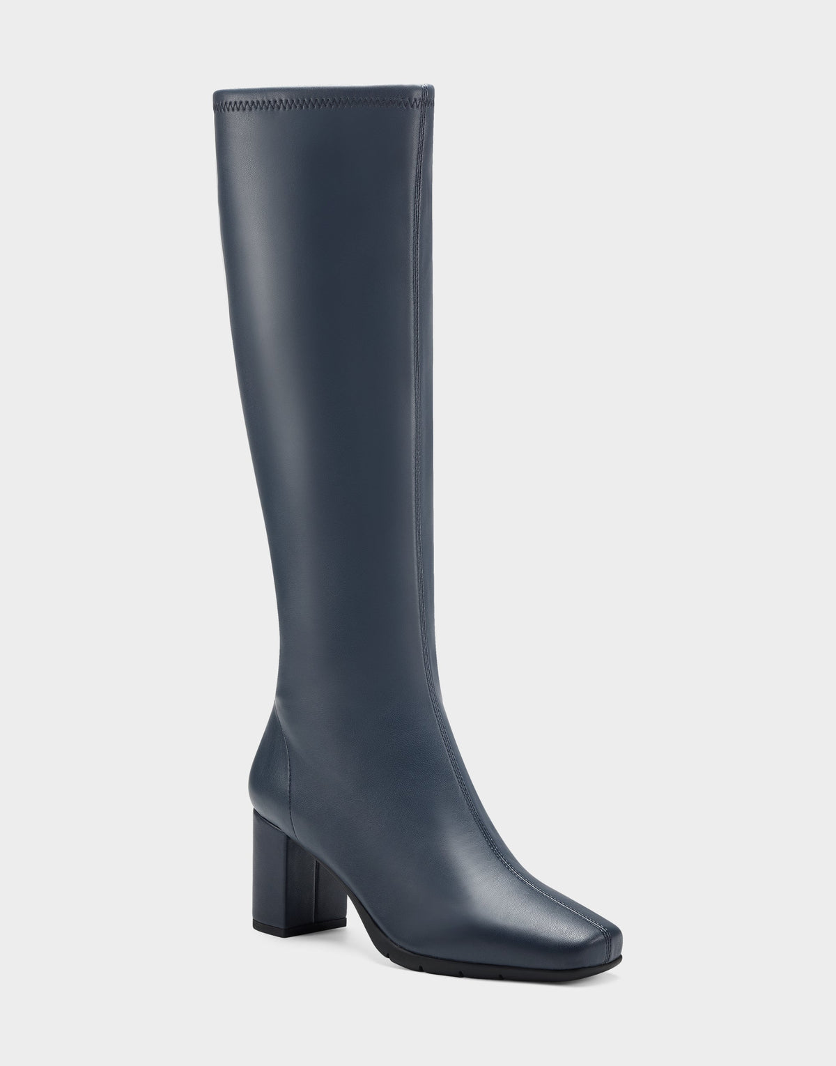 Aerosoles Comfortable Women's Tall Shaft Boot in Navy Faux Leather