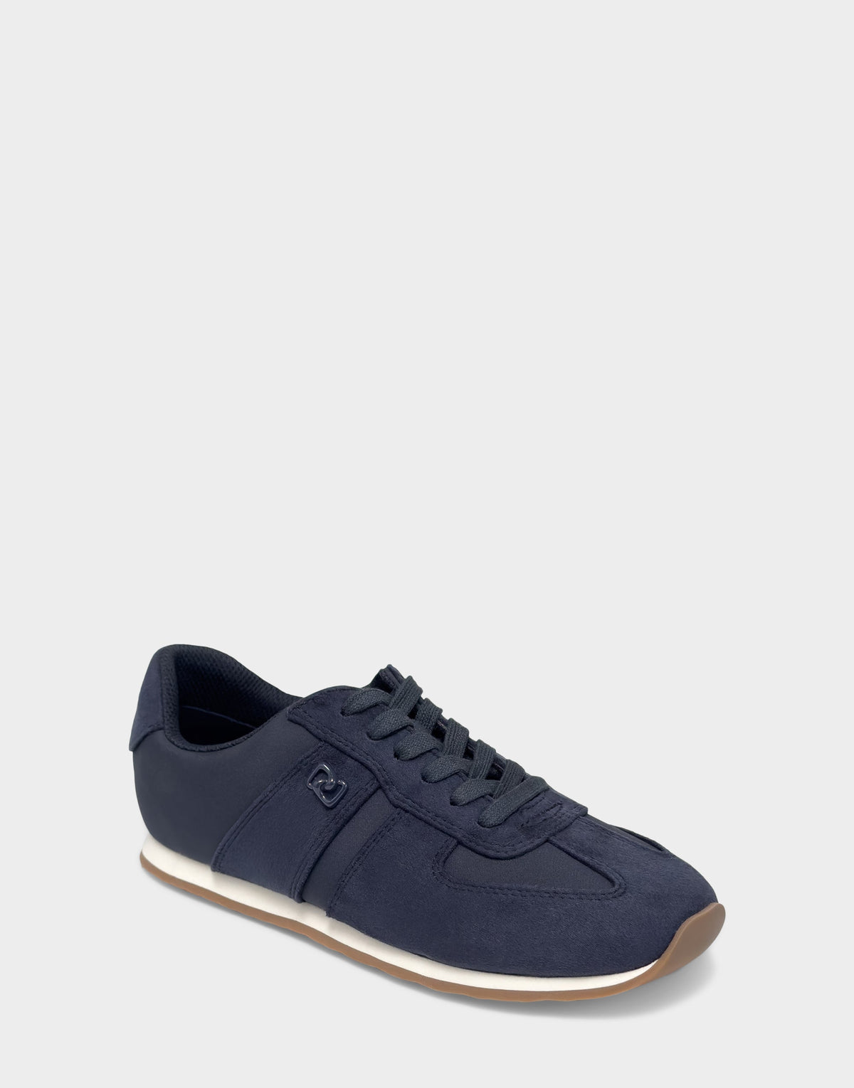 Aerosoles Comfortable Women's Lace Up Sneaker In Navy Faux Suede